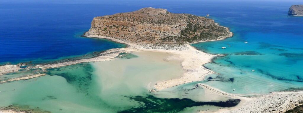 Balos Beach, beautiful beach that we visit with Boat Hire Chania.