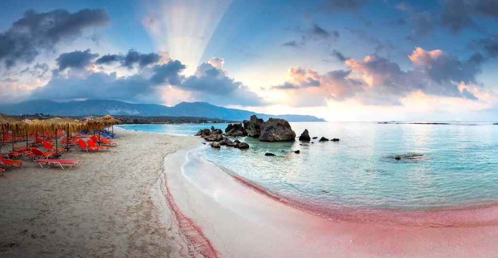 Elafonisi Beach, beautiful beach that we visit with Boat Hire Chania.