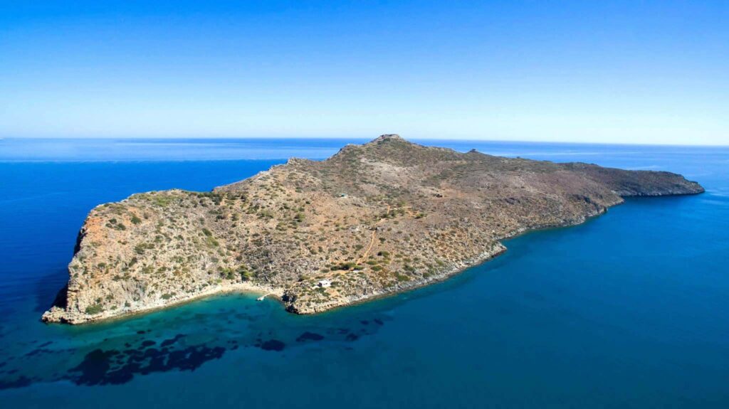 Thodorou Island that we visit in Boat Hire Chania.